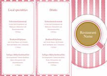 TriFold Cupcakes Menu by chris